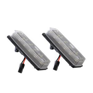 LED license plate lights for MX-5 NC and Fiat 124